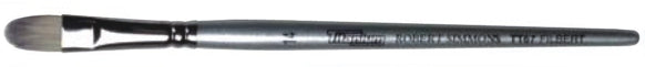 Robert Simmons Titanium - Short Handle Filbert #12