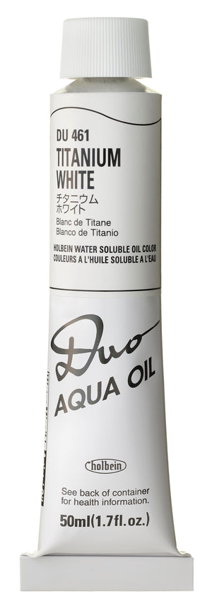 Holbein DUO Aqua Oil - 50 ml tube - Titanium White
