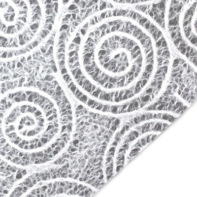 Uzumaki Lace 21.5" x 31" - White