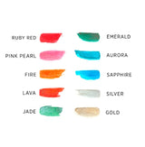 Viviva Colorsheet Metallic Watercolour 10-Colour Set
