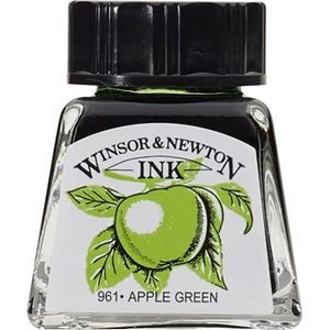 Winsor & Newton Drawing Ink - 14 ml bottle - Apple Green