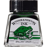 Winsor & Newton Drawing Ink - 14 ml bottle - Brilliant Green
