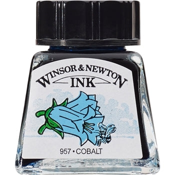 Winsor & Newton Drawing Ink - 14 ml bottle - Cobalt