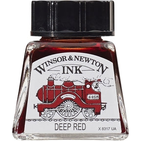 Winsor & Newton Drawing Ink - 14 ml bottle - Deep Red