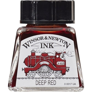 Winsor & Newton Drawing Ink - 14 ml bottle - Deep Red