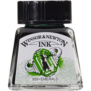 Winsor & Newton Drawing Ink - 14 ml bottle - Emerald