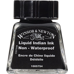 Winsor & Newton Drawing Ink - 14 ml bottle - Liquid Indian Ink