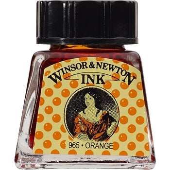 Winsor & Newton Drawing Ink - 14 ml bottle - Orange