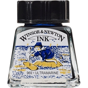 Winsor & Newton Drawing Ink - 14 ml bottle - Ultramarine