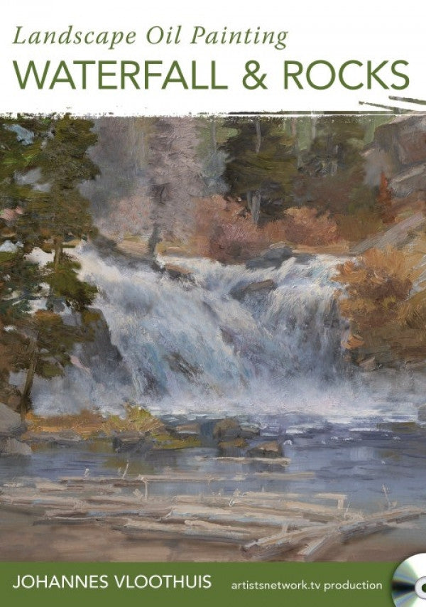 Landscape Oil Painting Waterfall & Rocks with Johannes Vloothuis