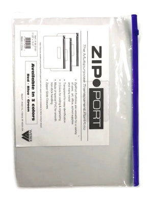 Weber Zip Port Multipurpose Transparent Portfolio