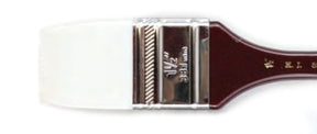 White Taklon Large Flat Wash Brush Series 920 - 1 1/2"