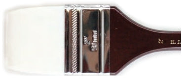 White Taklon Large Flat Wash Brush Series 920 - 2"