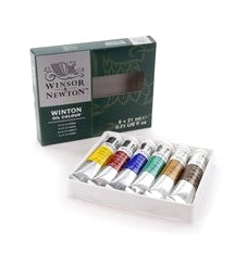Winton Oil Colour - 6 x 21 ml Tube Set