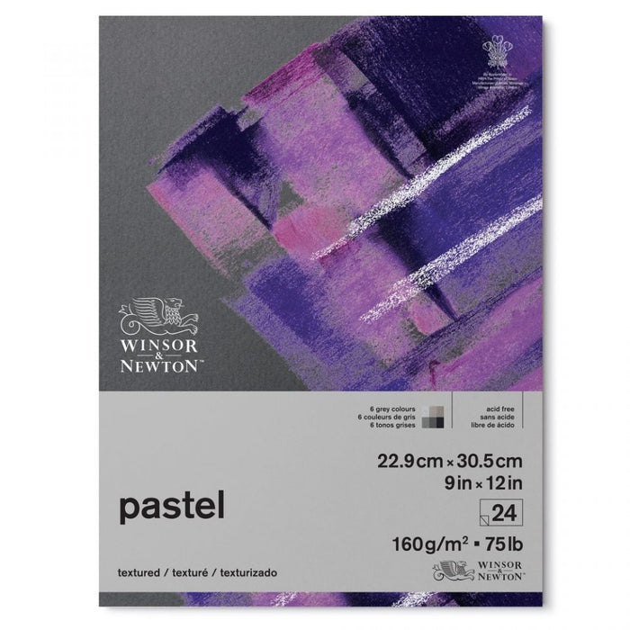 Winsor & Newton Pastel Paper Pad 9" x 12" - Grey Colours