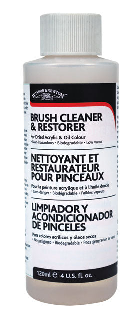 Winsor & Newton Brush Cleaner & Restorer - 4 oz.