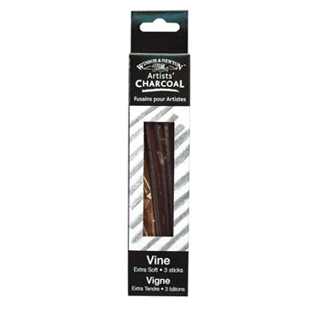 Winsor & Newton Artists' Charcoal Box of 3 - Vine - Extra Soft