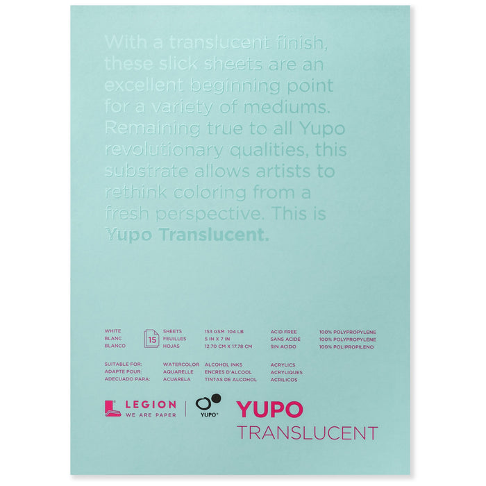 Yupo Translucent Paper Pad - 5 x 7