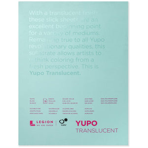Yupo Translucent Paper Pad - 9 x 12
