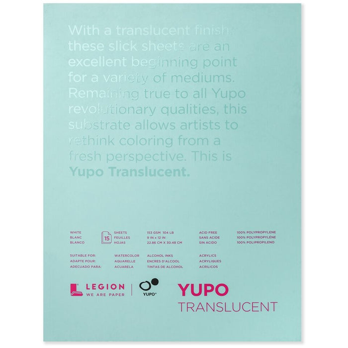 Yupo Translucent Paper Pad - 9 x 12